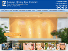 Tablet Screenshot of centralfloridaeye.com